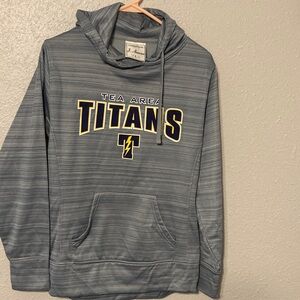 Gray Titans Men's Pullover Hoodie